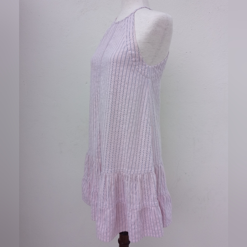 Rebecca Taylor Sleeveless Striped Cotton Tank - Picture 5 of 10
